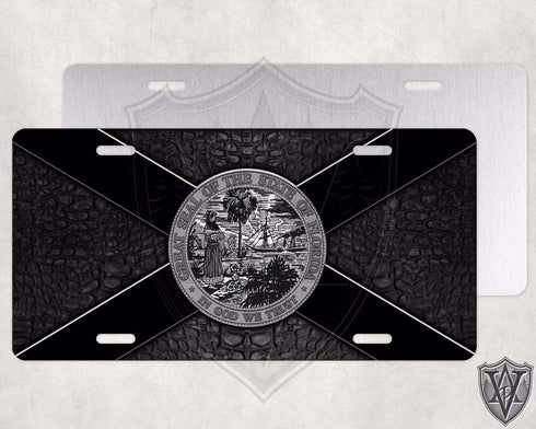 Florida Gator Scales License Plate