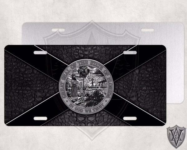 Florida Gator Scales License Plate