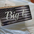 American Flag Personalized License Plate
