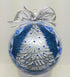 Hand Painted Christmas Ornaments Silver Tree
