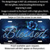 Blue Roses Personalized License Plate