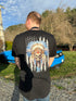 Indian Chief Skull Flag T-Shirt