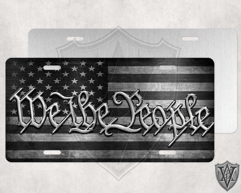 We the People License Plate