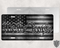 We The People License Plate (Black Font)